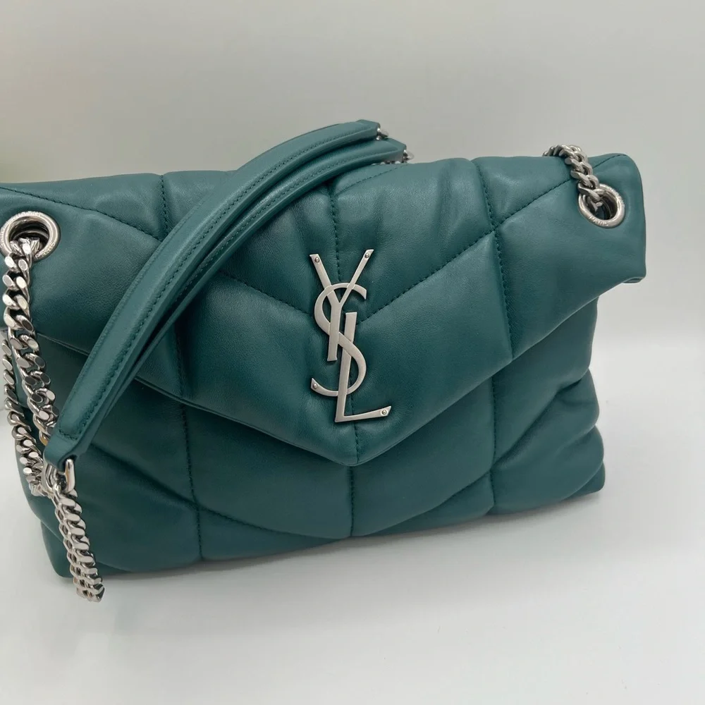 ❗️SOLD ❗️Yves SAINT LAURENT Puffer Cloud puffer shoulder bag Rare color 😍 - Picture 2 of 9